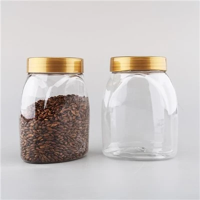 ふた付きプラスチック製キャンディージャー