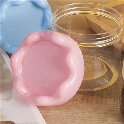 ピンククラウンプラスチック透明瓶