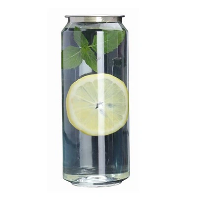 500ml透明プラスチックドリンク缶